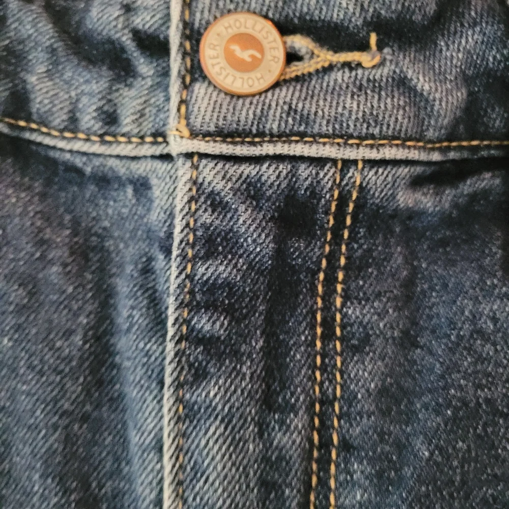 ❤️Hollister Ultra High Rise Dad Jean Wavy Colorblock W24 L31 - Picture 8 of 10